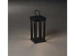 Konstsmide LED-Laterne Cannes Schwarz 42 cm x 15 cm x 15 cm