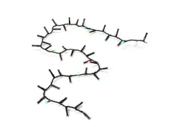 Konstsmide LED-Lichterkette Cluster 600 Dioden für Außen Bunt