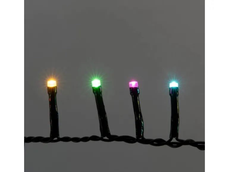 Konstsmide LED-Lichterkette Cluster 600 Dioden für Außen Bunt