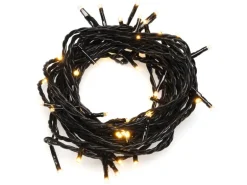 Konstsmide LED-Lichterkette Solar 200 LEDs Bernsteinfarben ca. 4 m