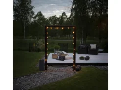Konstsmide LED-Lichterkette Outdoor Biergarten 20 Birnen Bernsteinfarben
