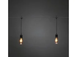 Konstsmide LED-Lichterkette Outdoor Retro 10 LEDs Bernsteinfarben