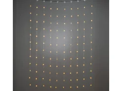 Konstsmide LED-Lichtervorhang mit 120 Sterne und 120 Bernsteinfarbenen Dioden