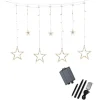 Konstsmide LED-Lichtervorhang Solar Sterne