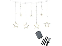 Konstsmide LED-Lichtervorhang Solar Sterne