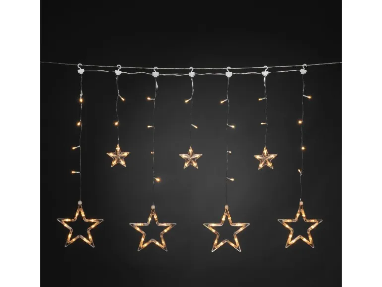 Konstsmide LED-Lichtervorhang Solar Sterne