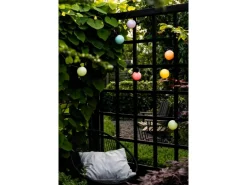 Konstsmide LED-Party-Lichterkette Globe mit Dimmer 24 V Pastell 14,5 m