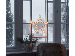 Konstsmide LED-Silhouette Stern 35 warmweiße LEDs innen