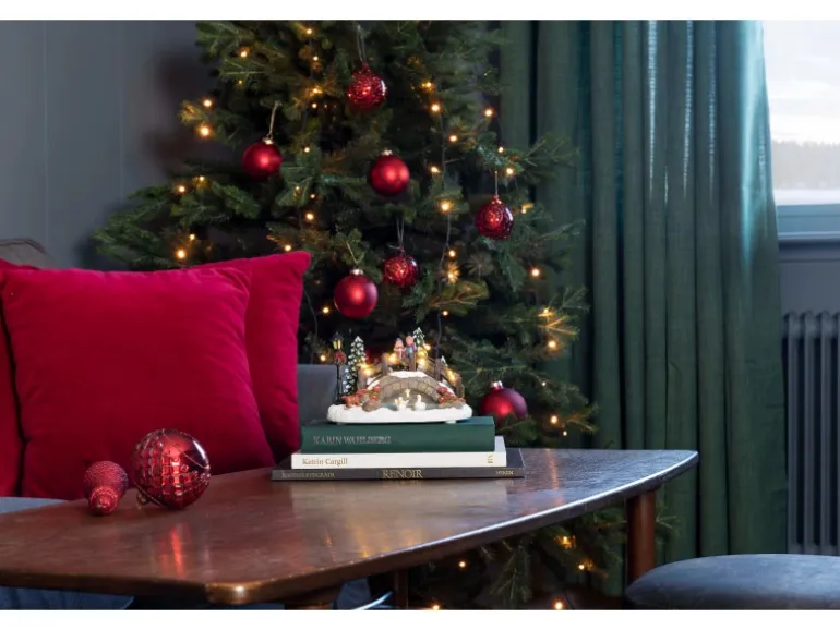 Konstsmide LED-Szene Teich mit Brücke 10 LEDs Bunt