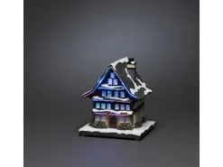 Konstsmide LED-Szenerie Fiberoptikhaus 3 bunte LED für Innen