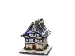 Konstsmide LED-Szenerie Fiberoptikhaus 3 bunte LED für Innen