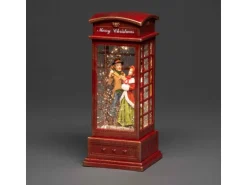 Konstsmide LED-Telefonzelle Charles Dickens Style für Innen