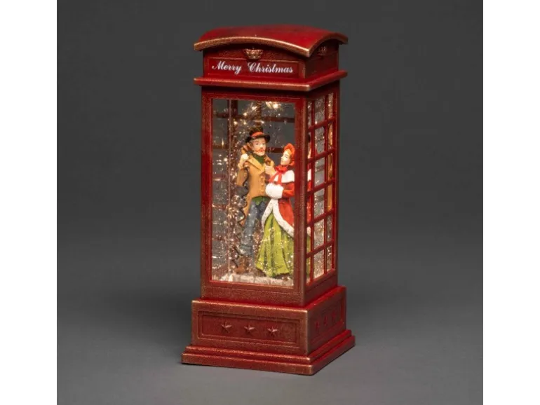 Konstsmide LED-Telefonzelle Charles Dickens Style für Innen