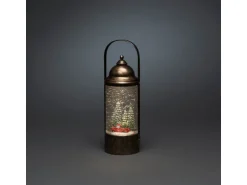 Konstsmide LED-Wasserlaterne Weihnachtsbäume mit Auto warmweiß innen