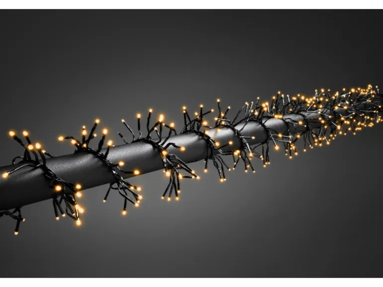 Konstsmide Micro LED Büschellichterkette 1536 bernsteinf. LEDs innen und außen