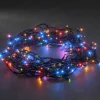 Konstsmide Micro LED Lichterkette 80 bunte LEDs 8 Funktionen innen und außen