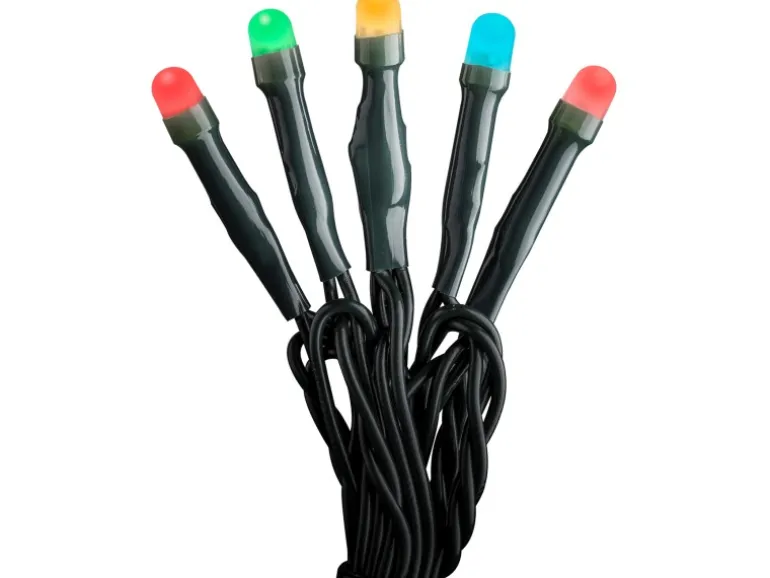 Konstsmide Micro LED Lichterkette gefrostet 100 Dioden Bunt