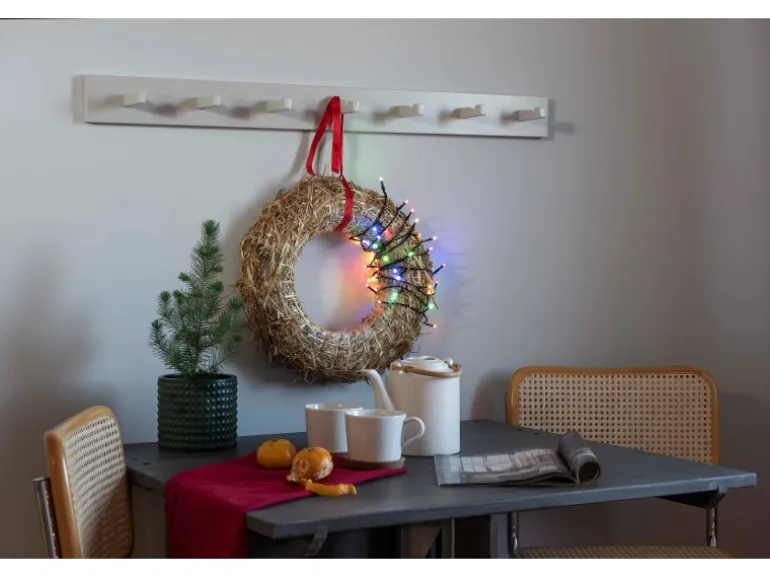 Konstsmide Micro LED Lichterkette gefrostet 100 Dioden Bunt