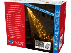 Konstsmide Micro LED Lichterkette Cluster 1152 bernsteinf. LEDs innen und außen