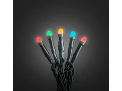 Konstsmide Micro LED-Lichterkette gefrostet 50 bunte LEDs innen
