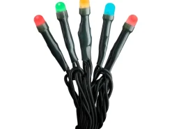 Konstsmide Micro LED-Lichterkette gefrostet 50 bunte LEDs innen