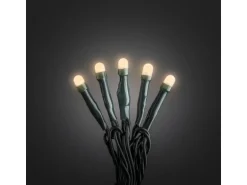 Konstsmide Micro LED-Lichterkette gefrostet 50 bersteinfarbene LEDs innen