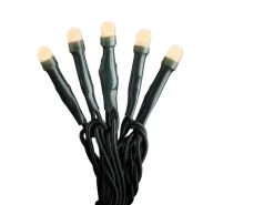 Konstsmide Micro LED-Lichterkette gefrostet 50 bersteinfarbene LEDs innen