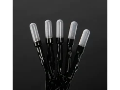 Konstsmide Micro LED-Lichterkette Slim Frosted 100 Bernsteinfarbenen Dioden 30 V