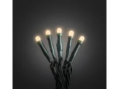 Konstsmide Micro LED-Lichterkette gefrostet 100 bersteinfarbene LEDs innen