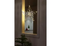 Konstsmide Micro-LED-Stern 90 LEDs 37 cm x 36 cm x 7 cm Silber