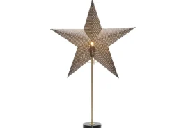 Konstsmide Papierstern Schwarz stehend Innen