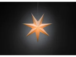 Konstsmide Papierstern Weiß 7 Zacken 60 cm