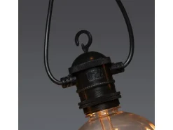 Konstsmide Solar LED-Lichterkette Party Globeform 4,50 m Schwarz