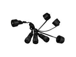 Konstsmide Verteilerkabel 1-in 3-Out für 3 x 24-31 V Transformatoranschluss