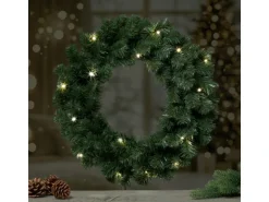 Kranz Tramso Ø 45 cm 16 LED Warm-/ Kaltweiß Indoor & Outdoor