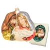 Krebs Glas Lauscha Baumschmuck Die Heilige Familie Mehrfarbig 11cm