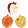 Krebs Glas Lauscha Baumschmuck Obst-Set Mehrfarbig 8cm
