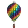 Krebs Glas Lauscha Heißluftballon Weihnachtsornament 1-tlg. 14cm