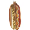 Krebs Glas Lauscha Hot Dog Weihnachtsornament 1-tlg. 5cm