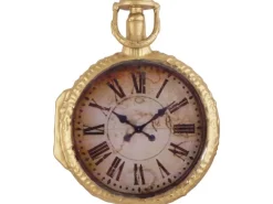 Krebs Glas Lauscha Taschenuhr Weihnachtsornament 1-tlg. 12cm