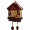 Krebs Glas Lauscha Weihnachtsornament Kuckucksuhr 1-tlg. 17cm