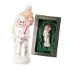 Krebs Glas Lauscha Weihnachtsornament Schneemann 1-tlg. 12cm