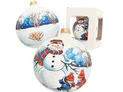 Krebs Glas Lauscha Weihnachtsbaumkugel Kinder 1-tlg. 10cm