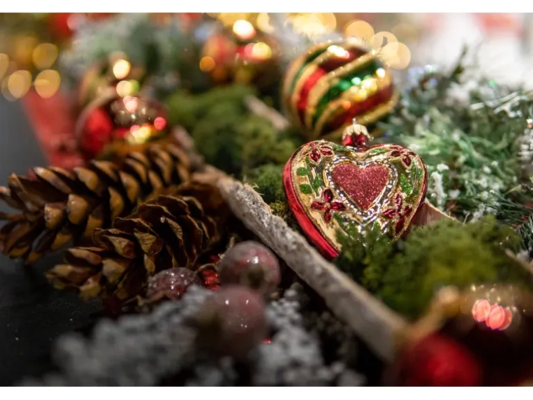 Krebs Glas Lauscha Weihnachtsbaumkugelset Xmas Night 9-tlg. 8cm