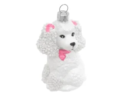 Krebs Glas Lauscha Weihnachtsornament Pudel 1-tlg. 4cm