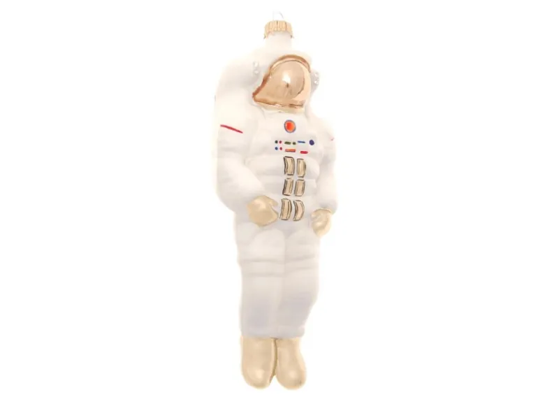 Krebs Glas Lauscha Weihnachtsornament Astronaut 1-tlg. 18cm
