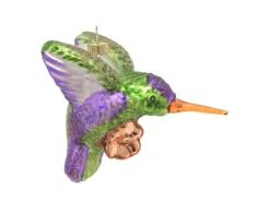 Krebs Glas Lauscha Weihnachtsornament Kolibri 1-tlg. 5cm