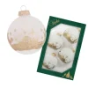 Krebs Glas Lauscha Weihnachtsbaumkugel Bethlehem 4er-Set 7cm