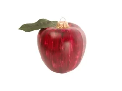 Krebs Glas Lauscha Weihnachtsornament Apfel 1-tlg. 10cm