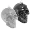 Krebs Glas Lauscha Weihnachtsornamente Totenkopfform 2-tlg. 10cm